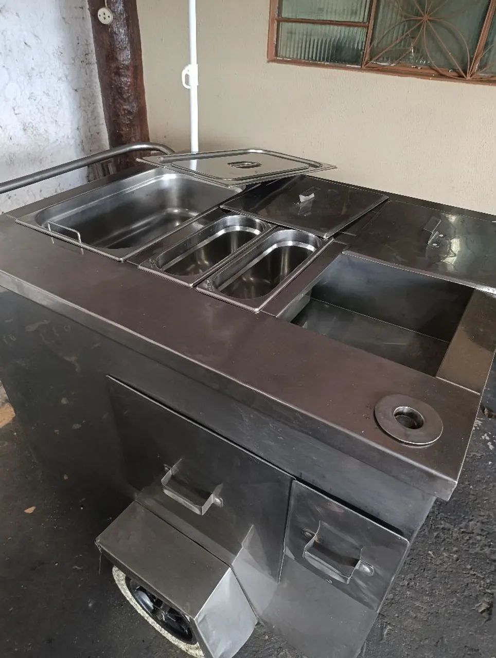 Carrinho de cachorro quente inox RS 700 - Foto 4