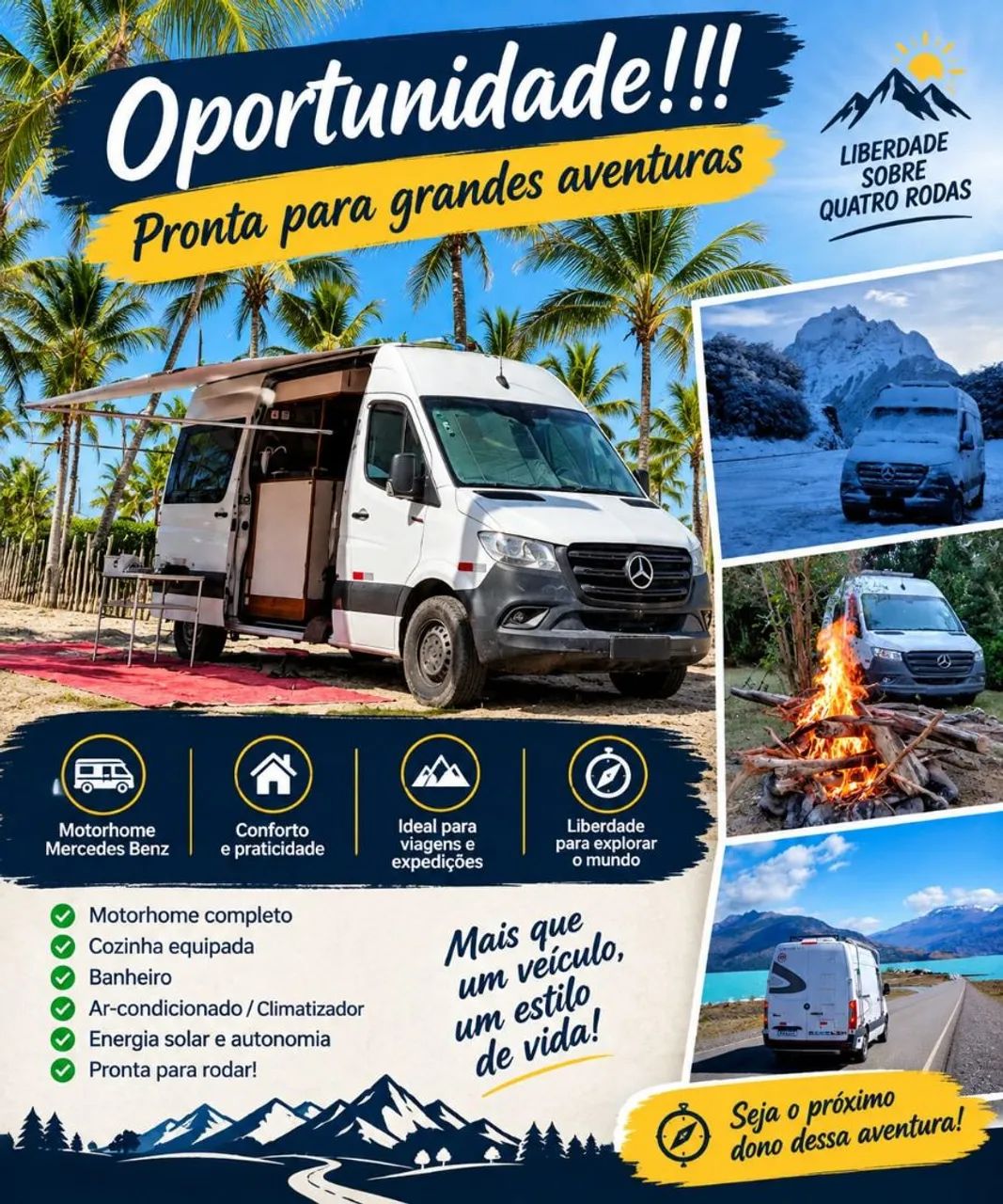 Mercedes-Benz Sprinter 416 Furgão Longo T.a. 2.2 Dies 2021