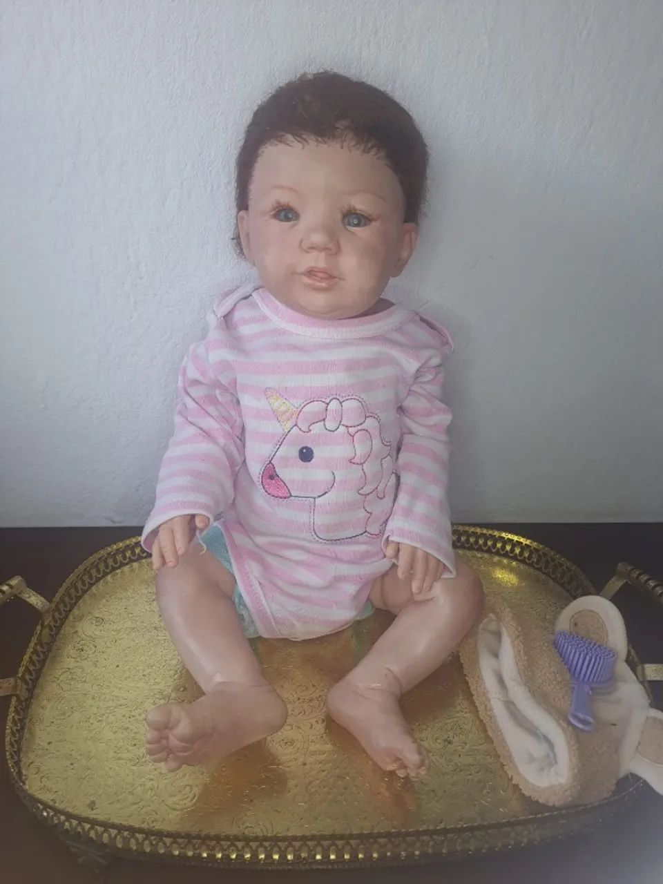 boneca menina bebê reborn - Foto 2