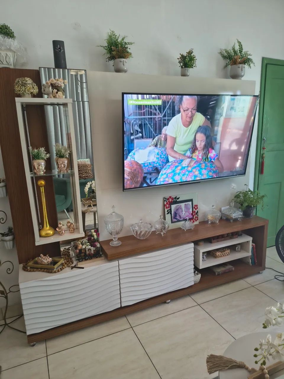 Rack com painel 