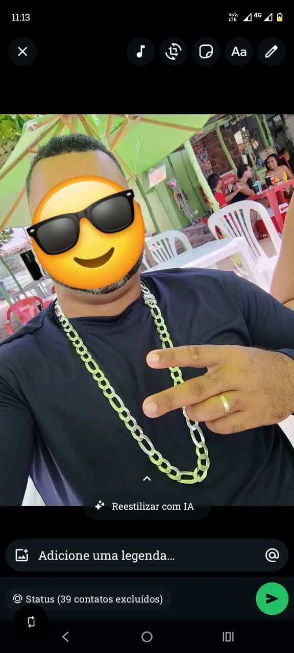 Corrente de prata  - Foto 3