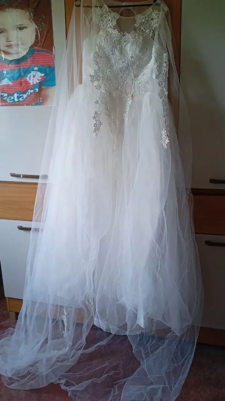 Vestido de noiva completo  - Foto 2