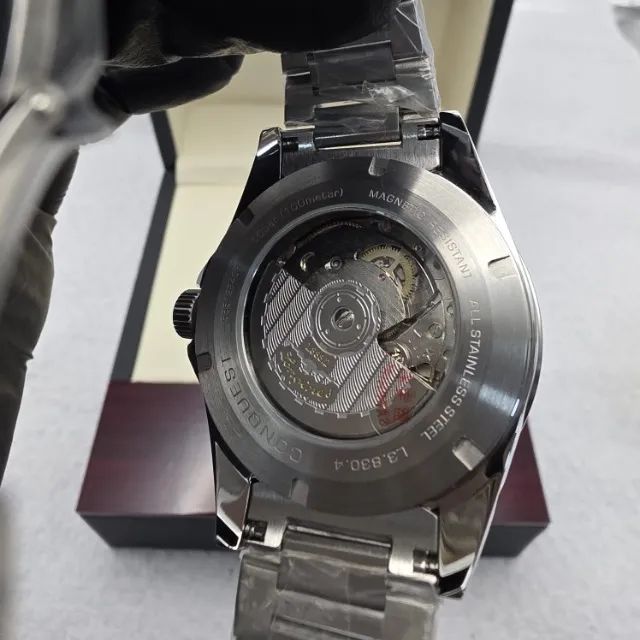 Relógio Longines Conquest Automático Premium Masculino Aço Inox Visor Azul - Foto 3