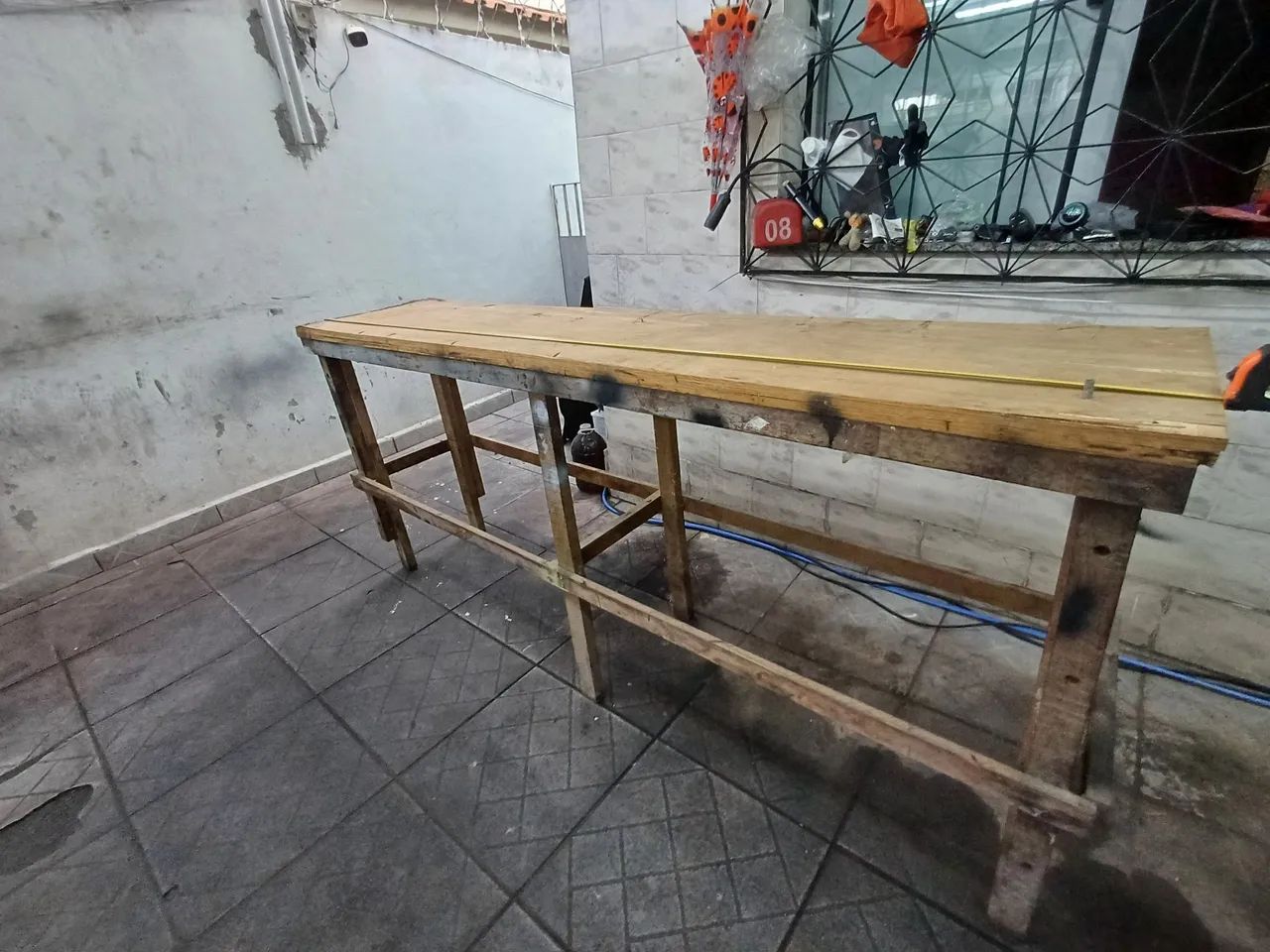 Vendo bancada de madeira - Foto 3