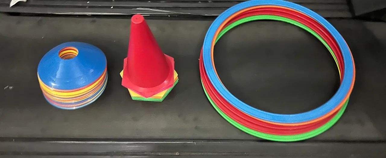 Kit de de três tipos de obstáculos academia 