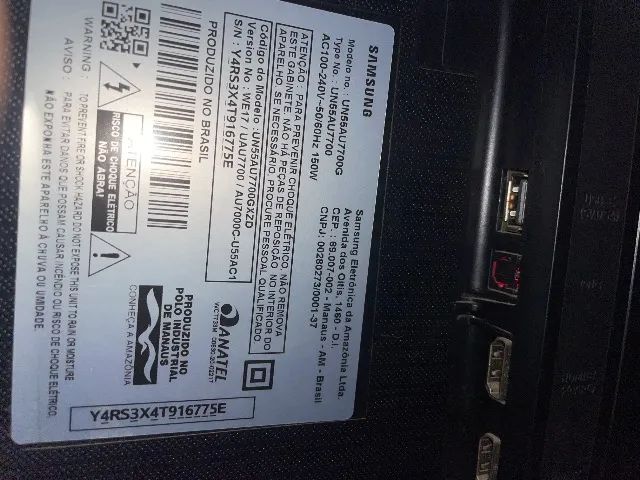 Smart tv 55 Samsung 4k cristal uhd  - Foto 4