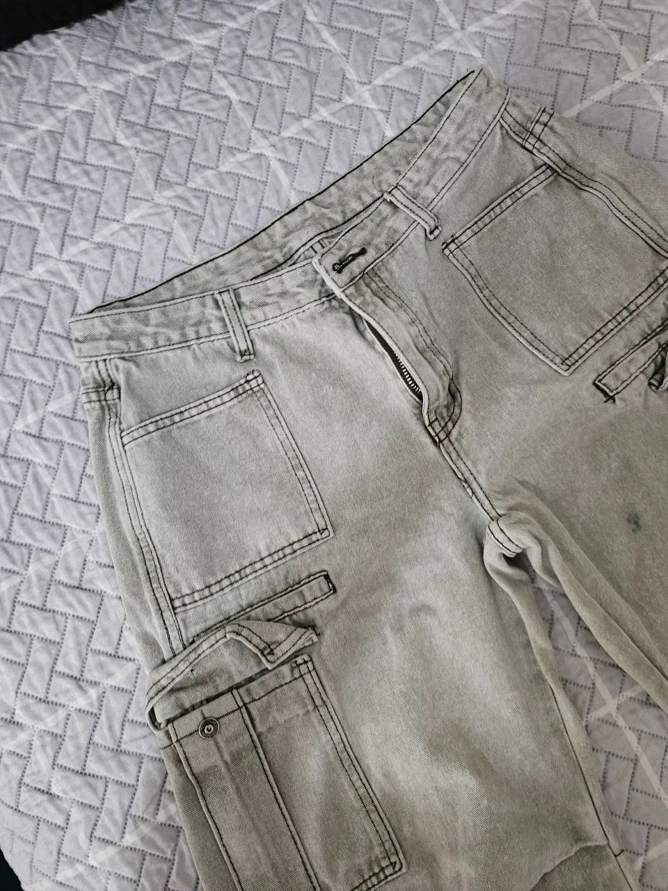 Calça cargo verde Shein 40