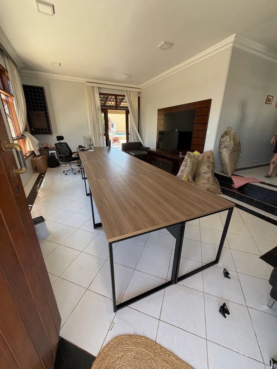 Mesas para escritório nova a pronta entrega  - Foto 2