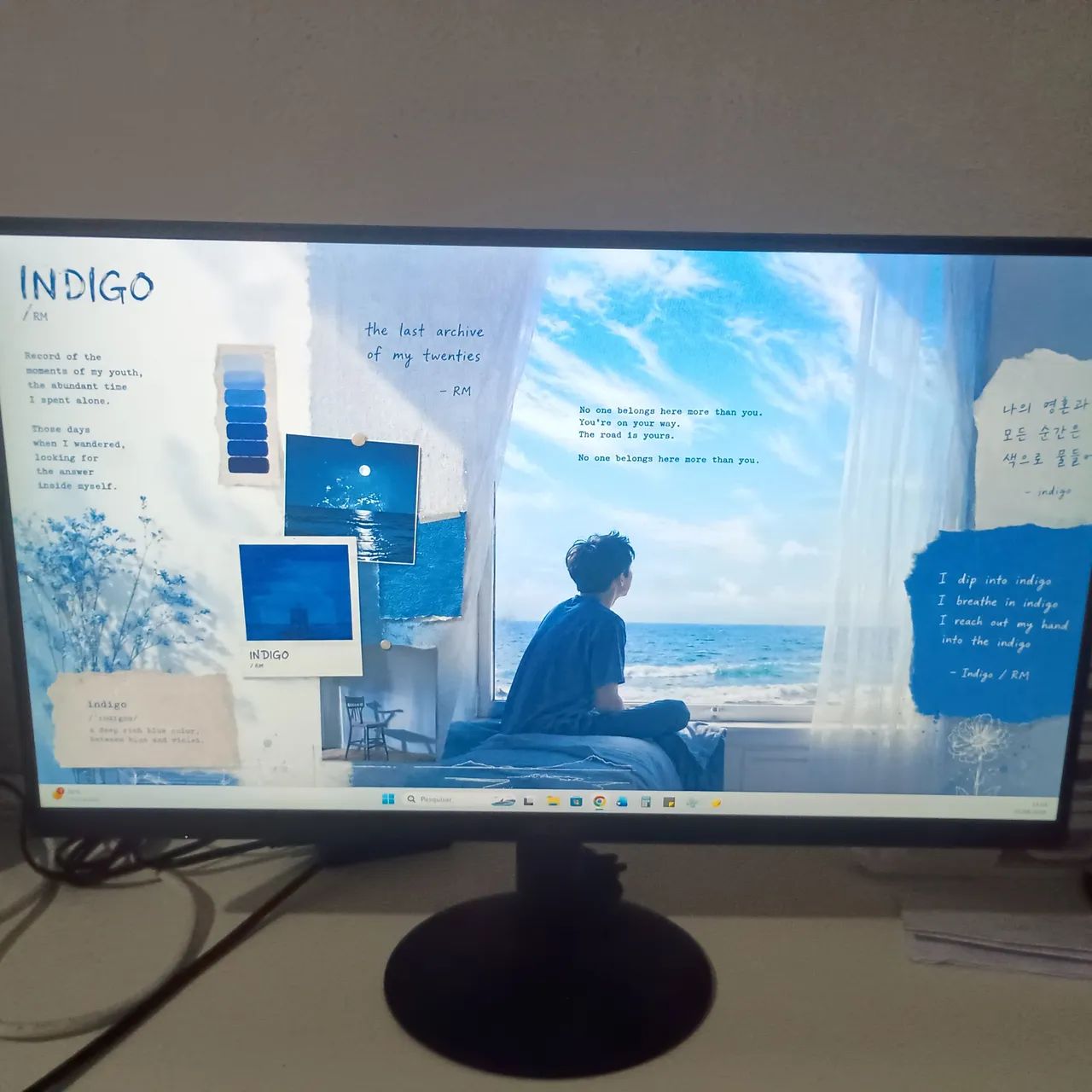 Monitor AOC 21 Polegadas 120Hz - URGENTE - Foto 3