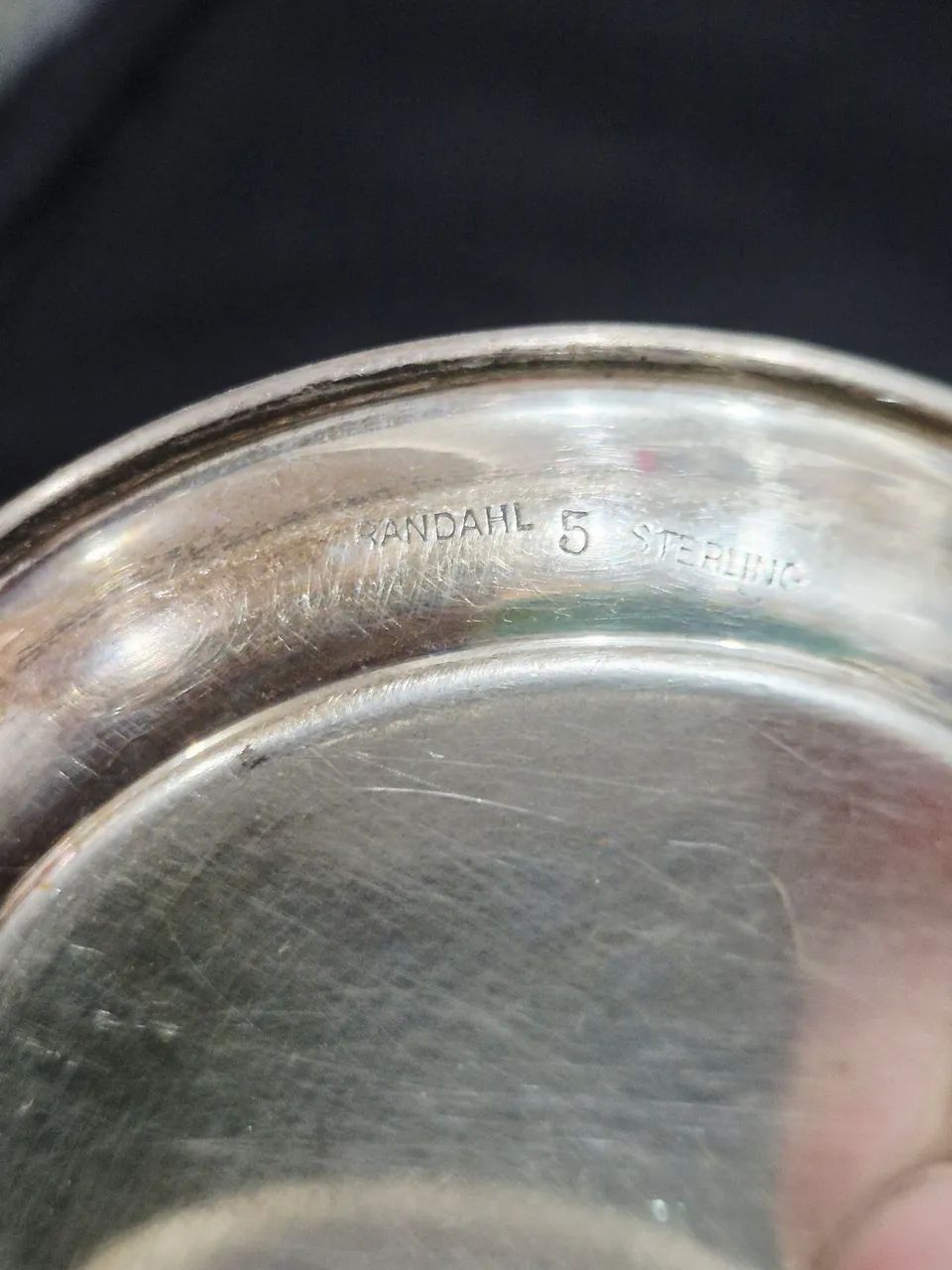 Conjunto com 6 peças em Prata de Lei (. 925) - Randahl / butter pats ou costers - Foto 3