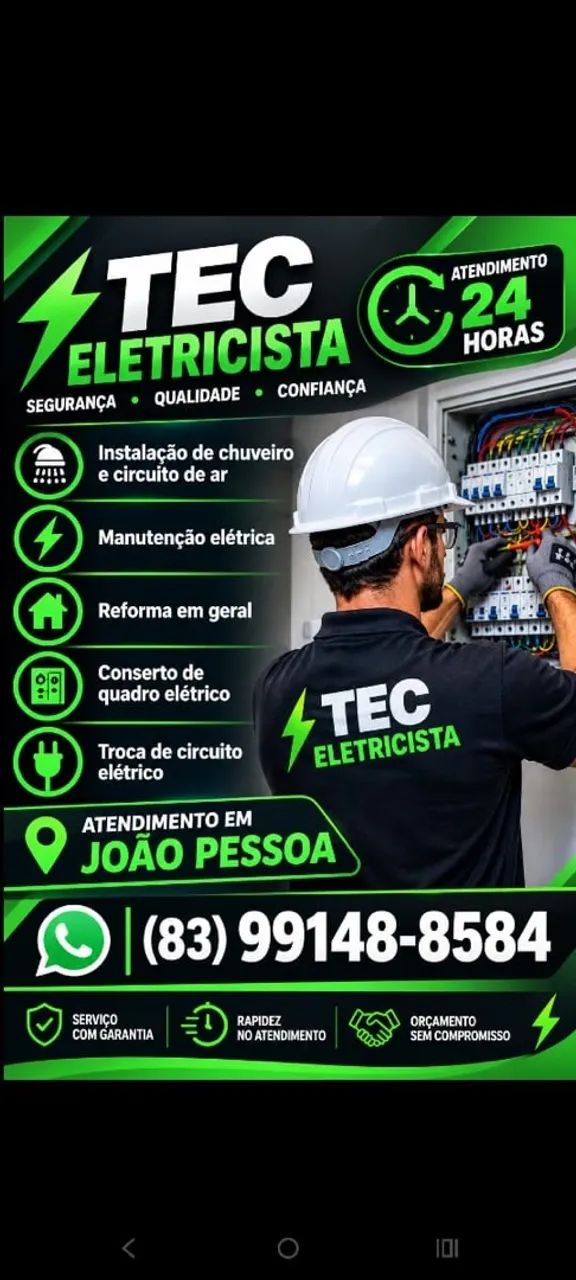Chama no zap eletricista 24 horas