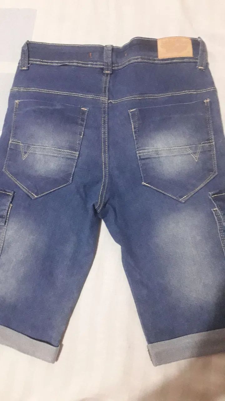 VENDO BERMUDA JEANS INFANTIL MASCULINA  - Foto 2
