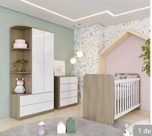 Móveis de quarto bebê menina