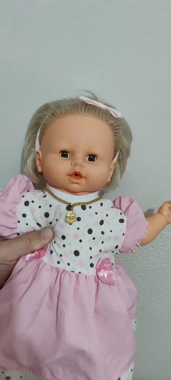 Boneca antiga Bebê Chupetim - Estrela - Anos 80 - Foto 3