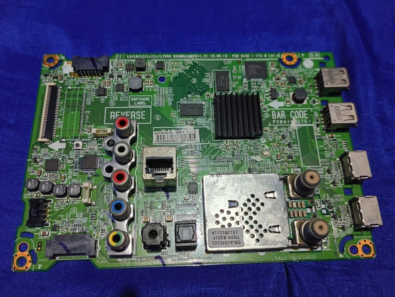 Placa fonte e placa principal para TV LG 32 Smart 