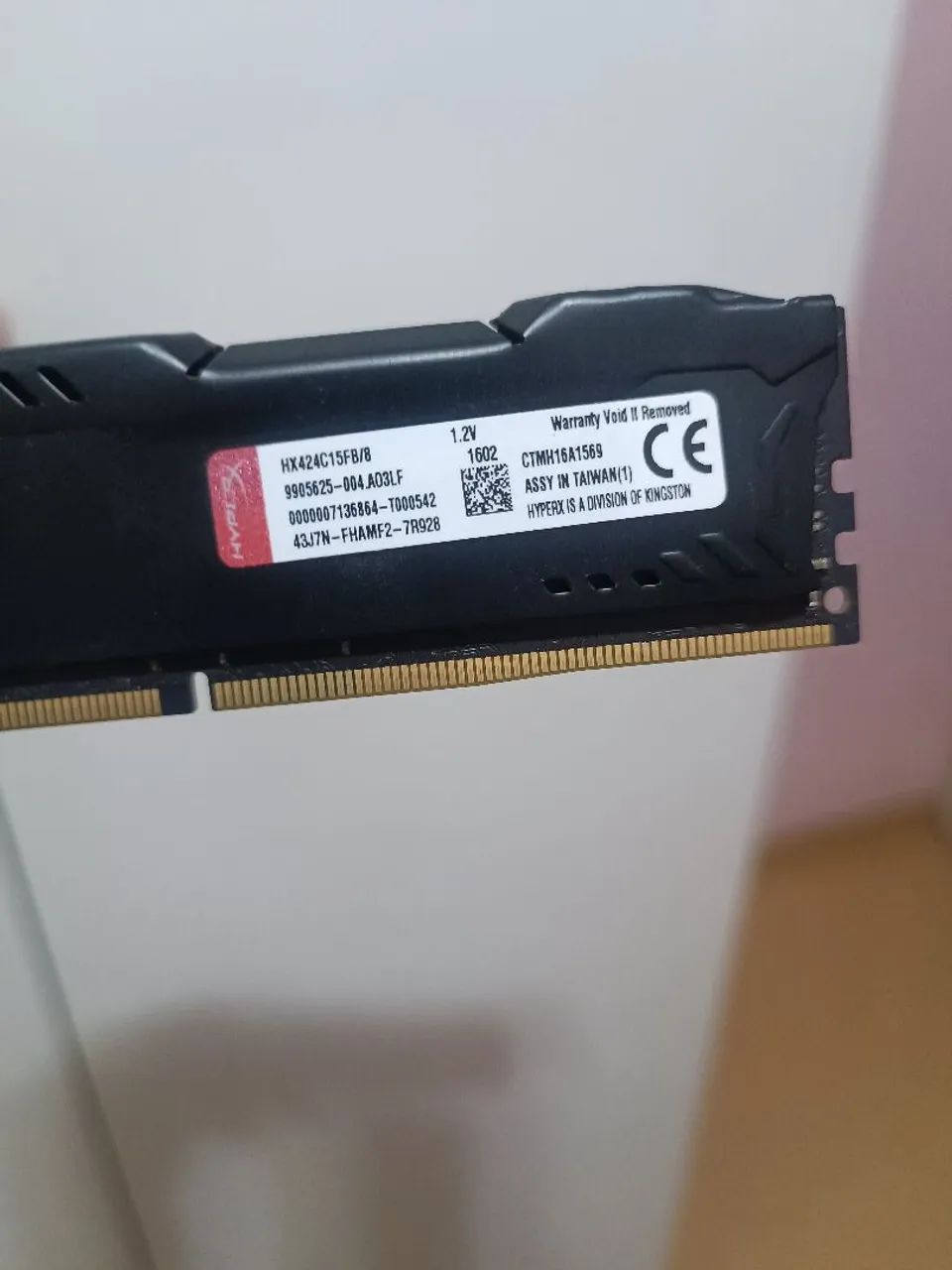 Memória Ram DDR4 8GB Hyper X - Foto 2