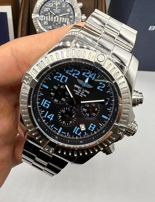 Relógio Estilo Breitling Super Avenger em Aço Inoxidável - Foto 2