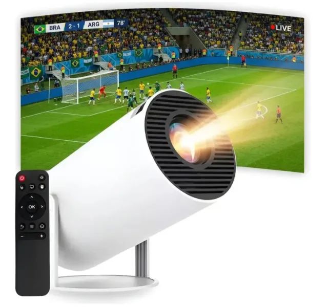 Projetor 4k Assistir  Em Full Hd Wifi Android