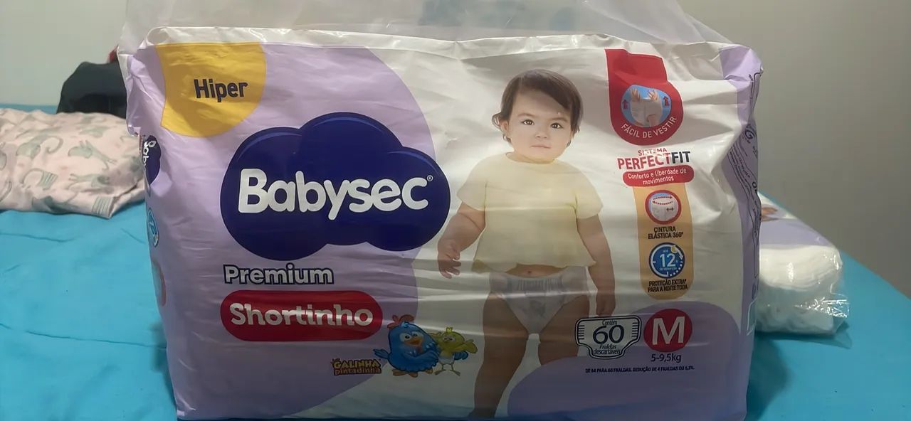 Fralda Babysec shortinho M