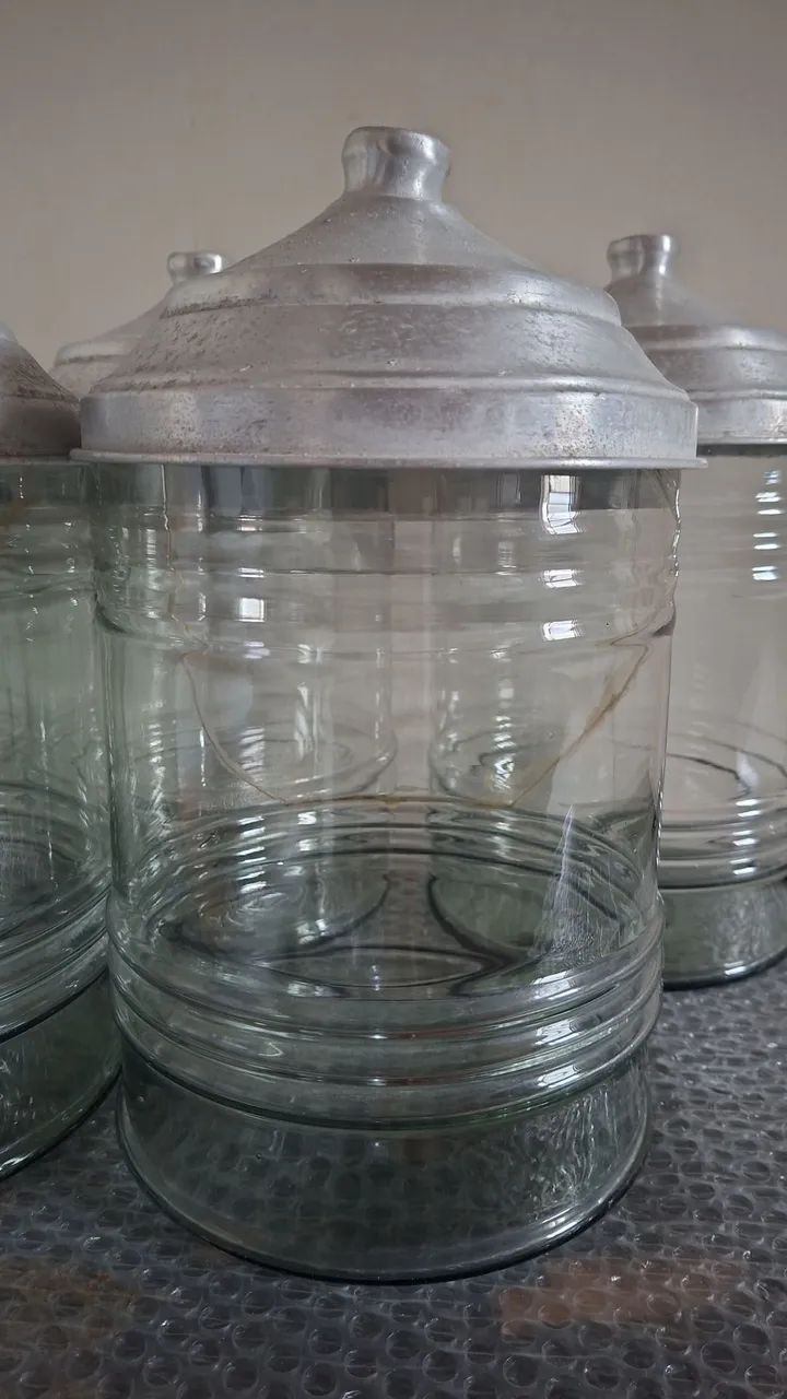 5 - VASOS DE VIDRO. -  8  LITROS CADA. - Foto 2