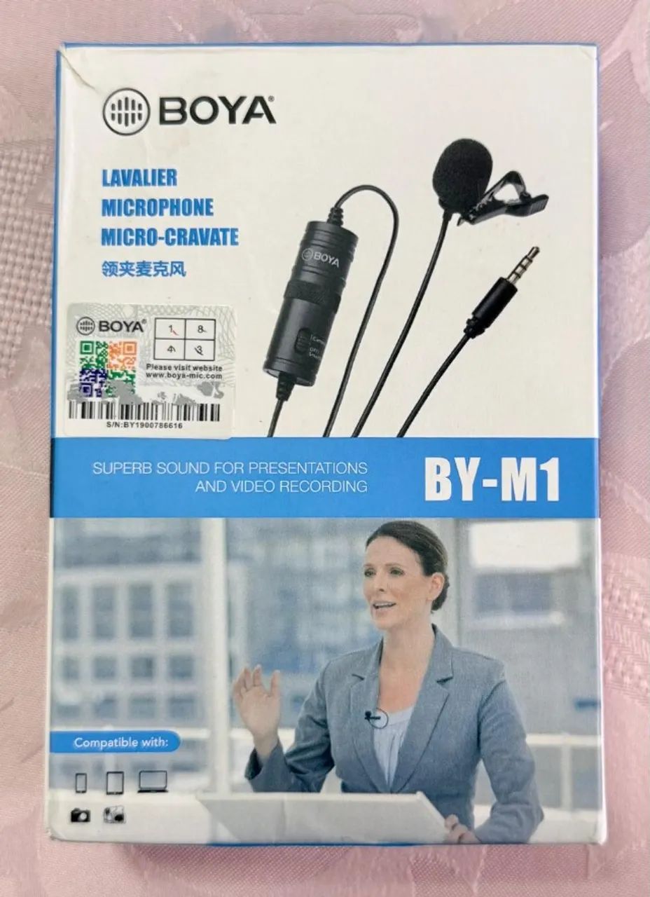 Microfone de Lapela Micro-Gravante Boya - BY-M1 - Foto 3