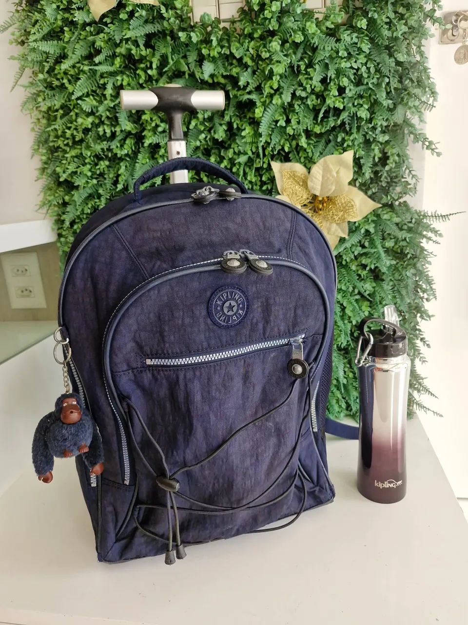 Mochila kipling ORIGINAL c 2 rodinhas 