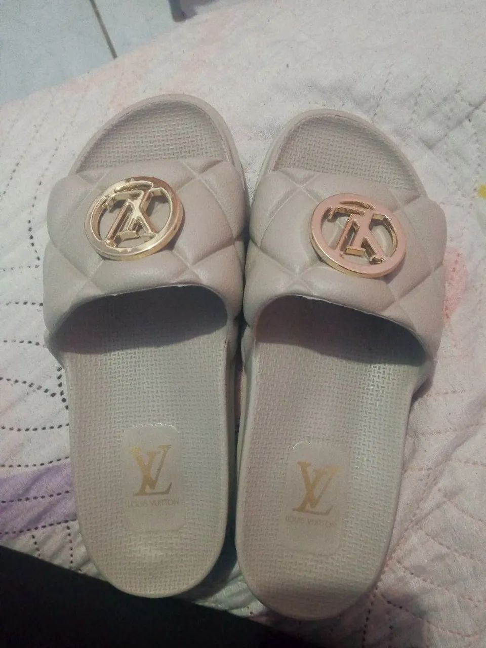 Sandália slide Louis Vuitton  - Foto 3