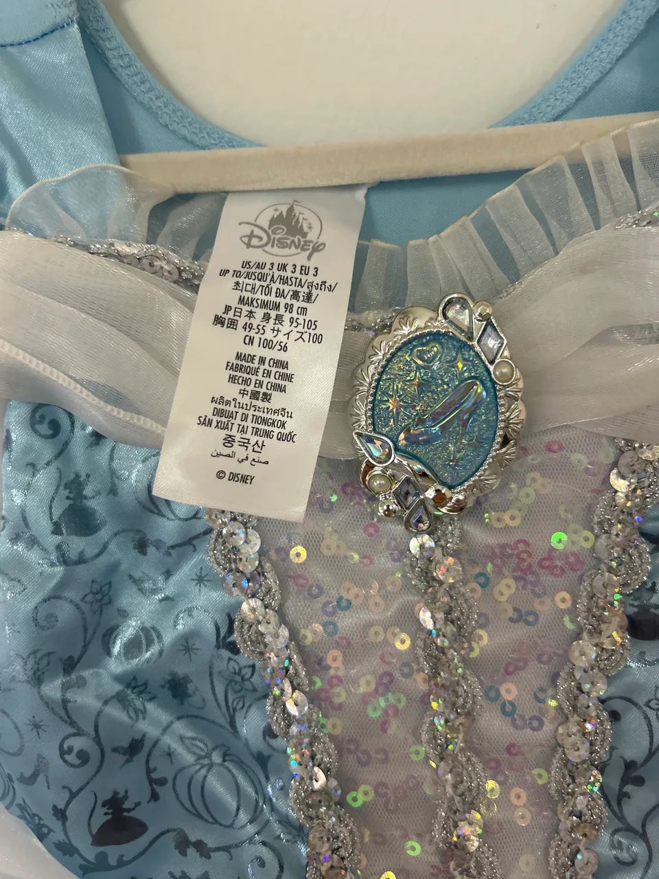 Vestido Cinderela - comprado na Disney  - Foto 3