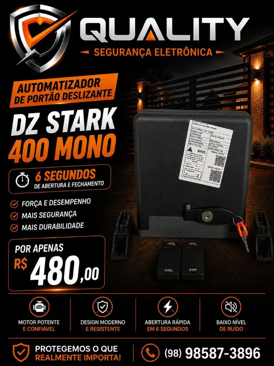 PROMOÇÃO IMPERDÍVEL EM MOTORES DE PORTÃO  - Foto 3