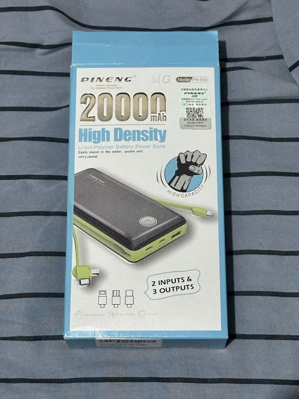 Power Bank Pineng 20000mah Modelo Pn-959 - Foto 4