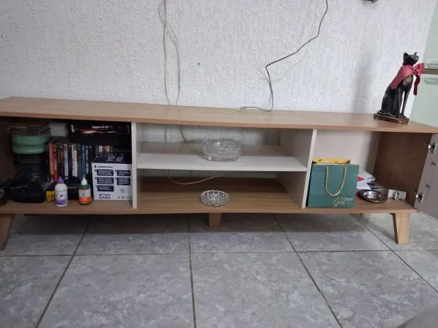 Rack retrô em MDF e MDP 180cm - Foto 3
