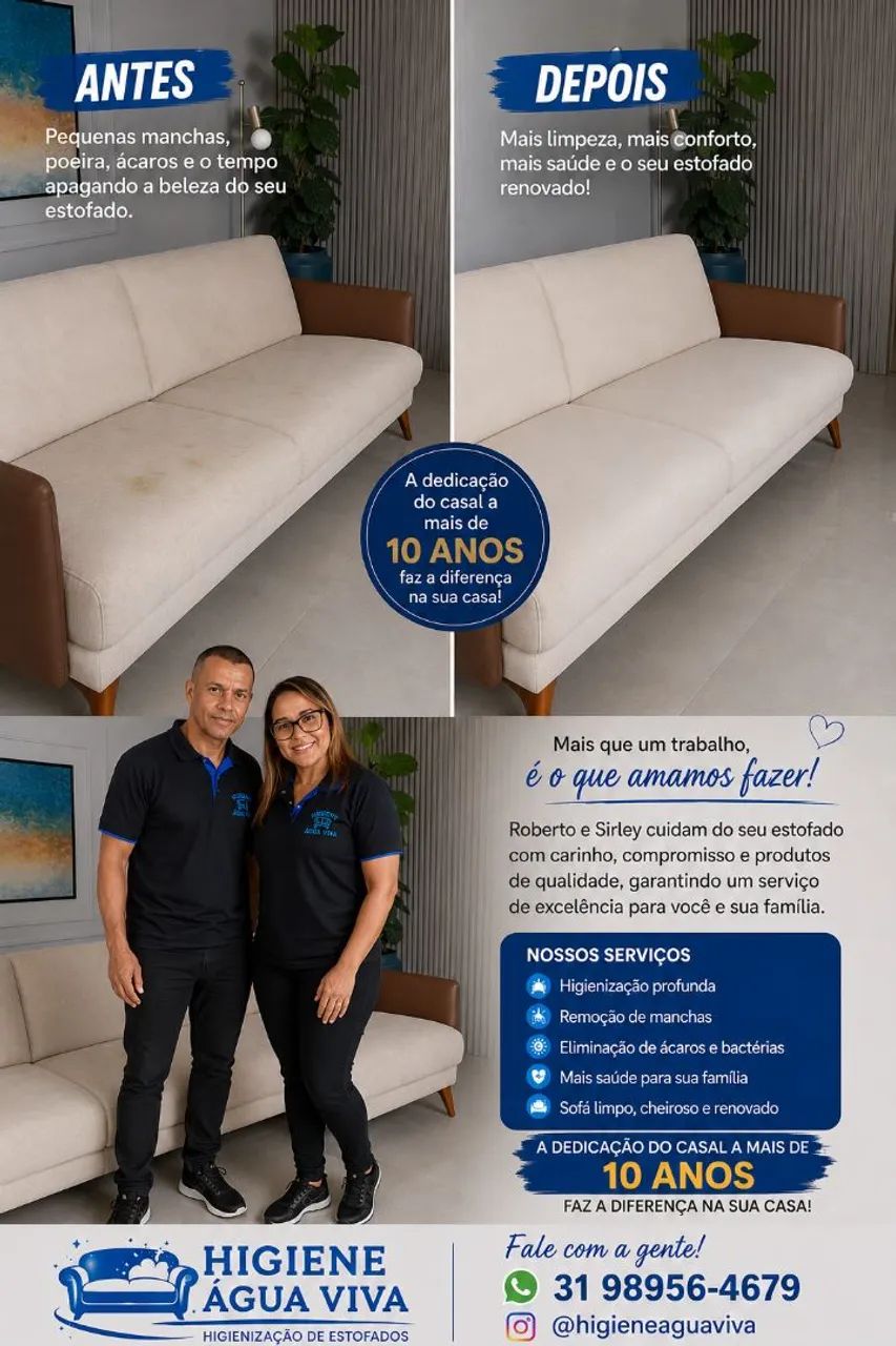 LAVAGEM SOFÁS 
