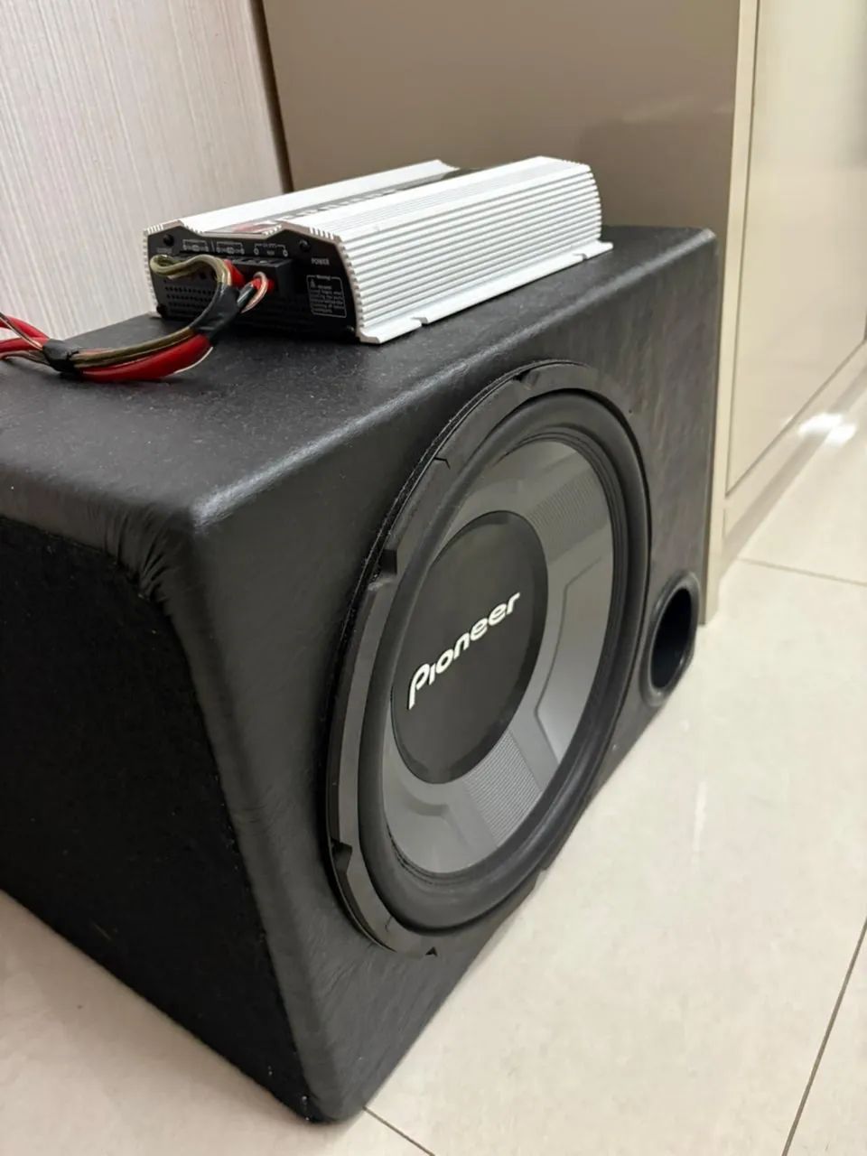 Subwoofer Pioneer Caixa Dutada 12 Polegadas 350w Rms