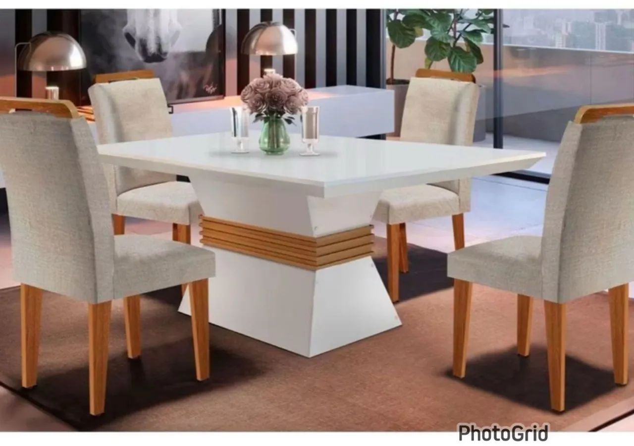 Mesa de jantar com 4 cadeiras  - Foto 3