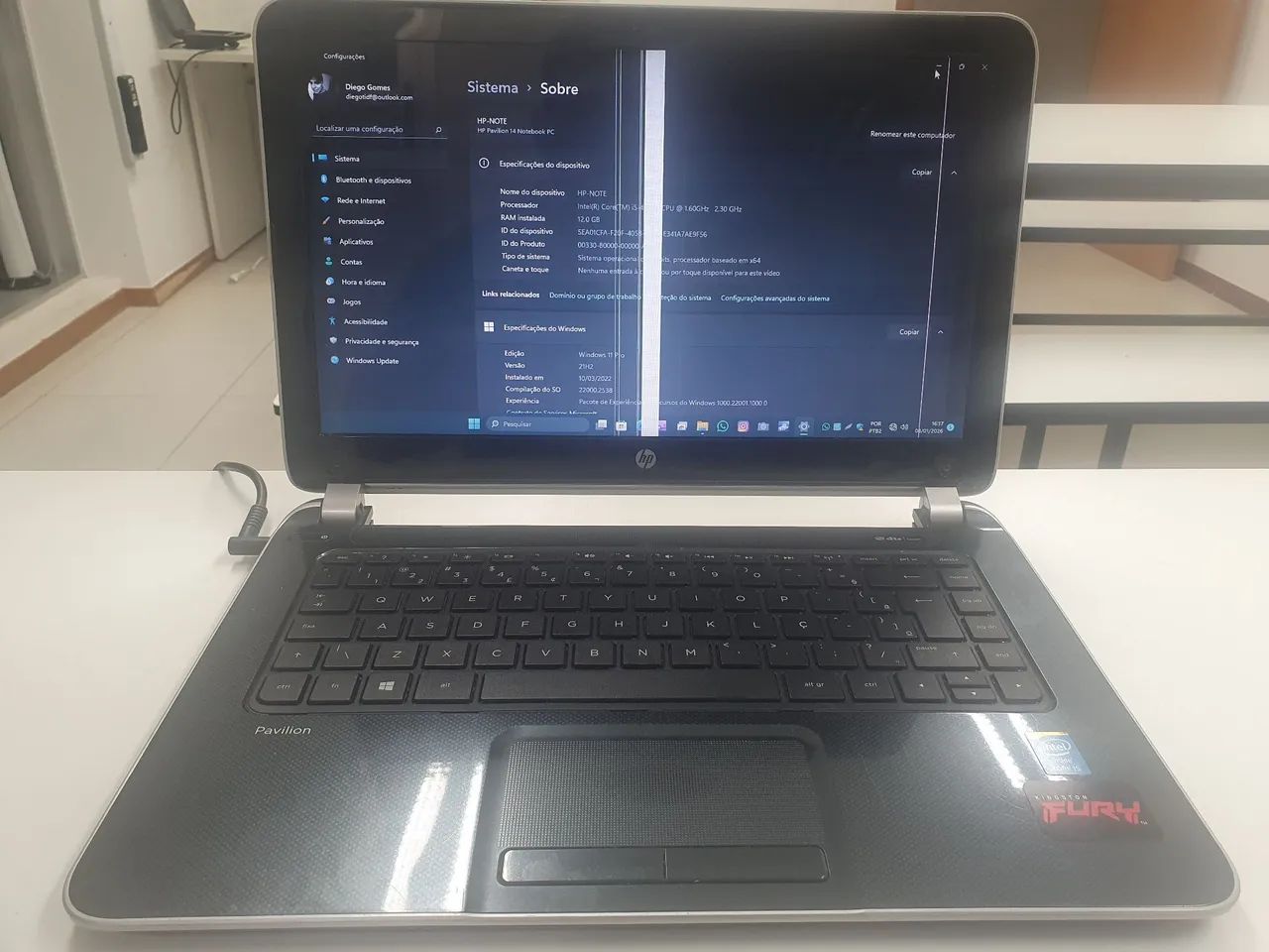Notebook HP i5 12gb Ddr3 120Gb ssd - Foto 2