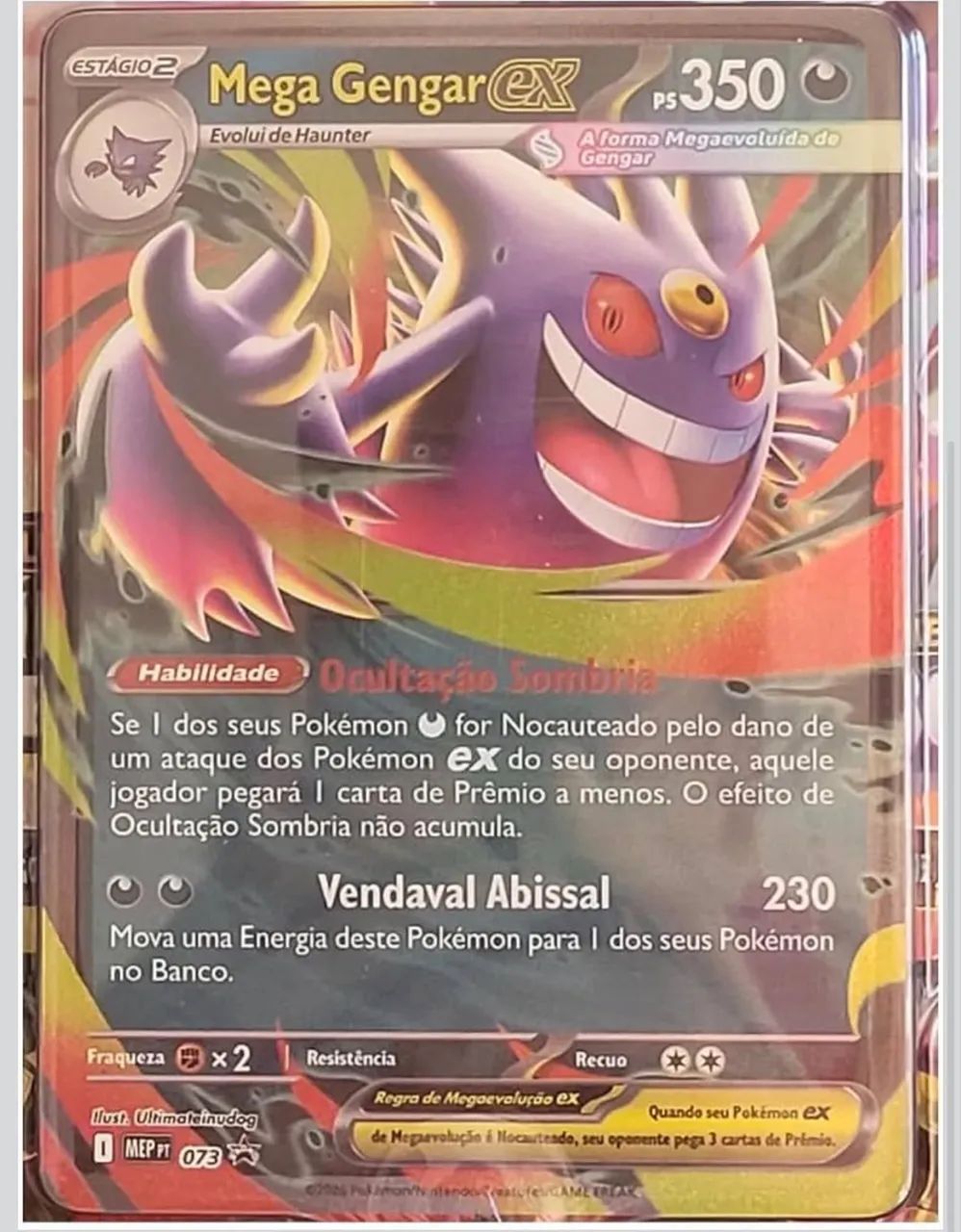 Box Pokémon TCG Mega Gengar EX (Coleção Mega Luar) - Original Copag Lacrado - Foto 2