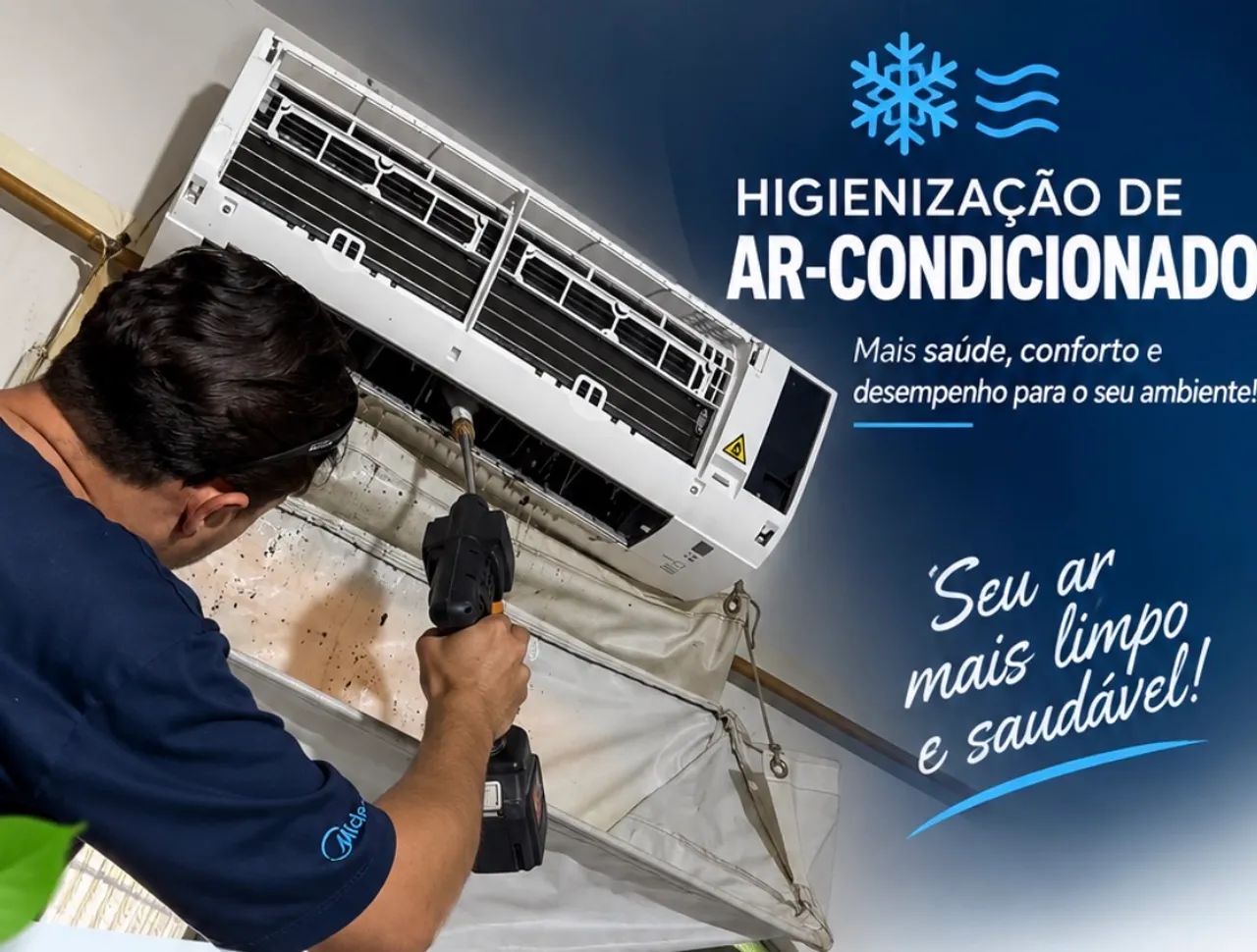 Higienização ar condicionado 