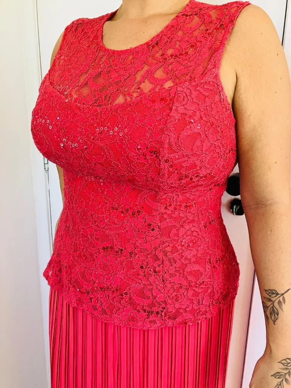 VESTIDO DE FESTA VERMELHO