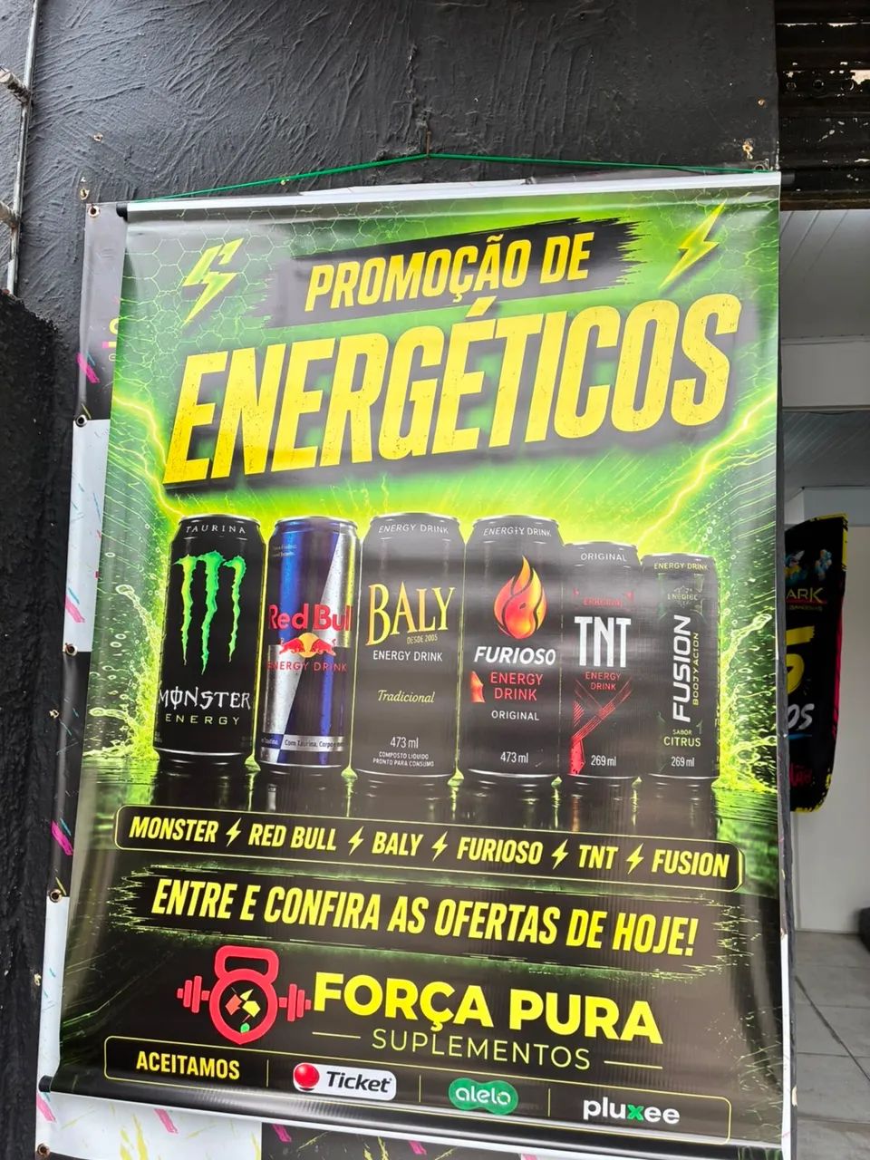 Faixa personalizada, banner personalizado, banner de comércio, placa,  - Foto 3