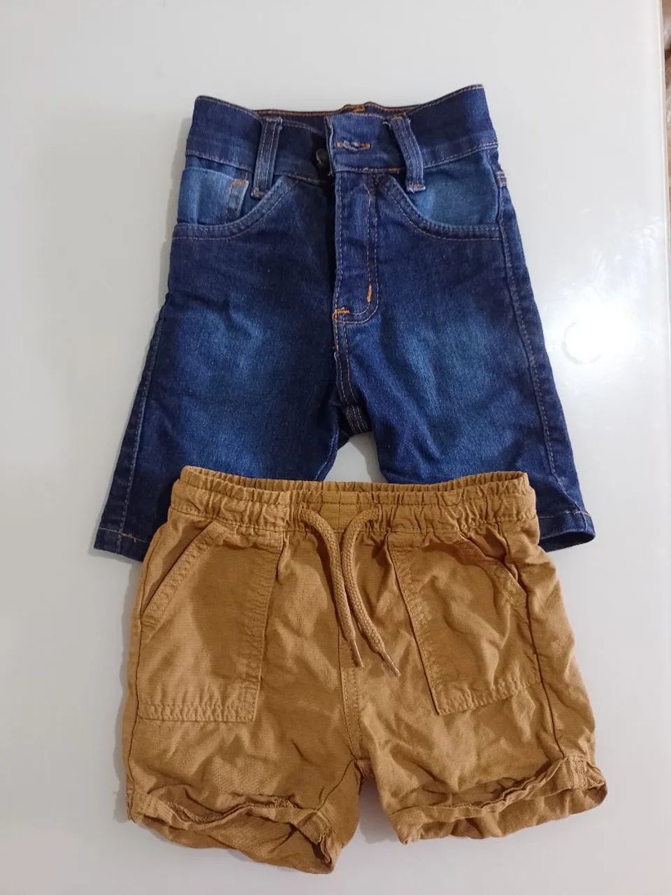 Bermudas infantis masculina 