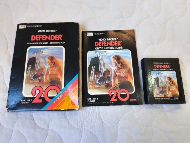 Defender - SEARS CIB Atari 2600 Jogo na Caixa
