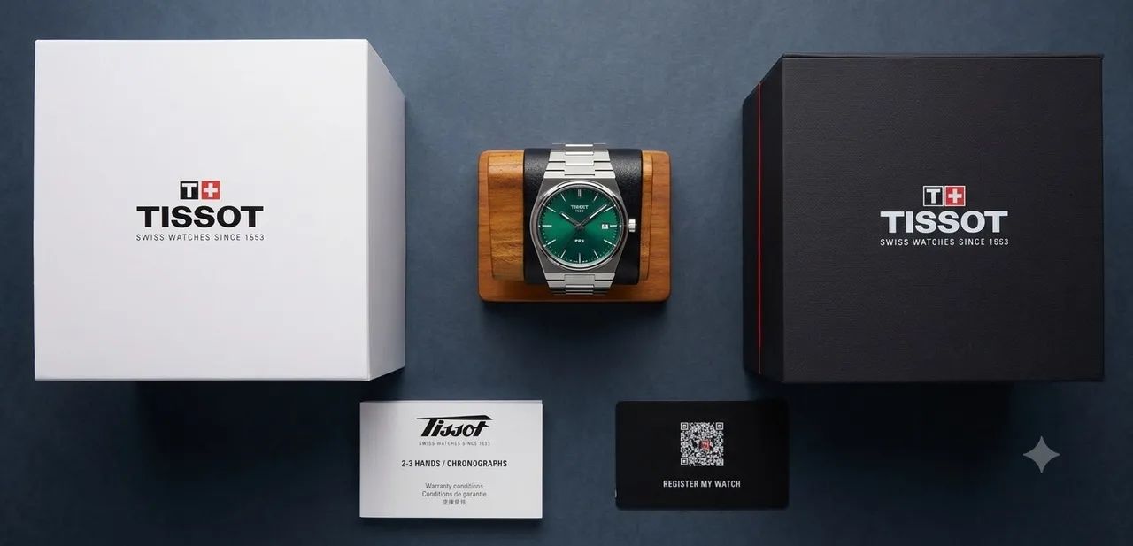 Relógio Tissot PRX Verde Novo - Foto 2