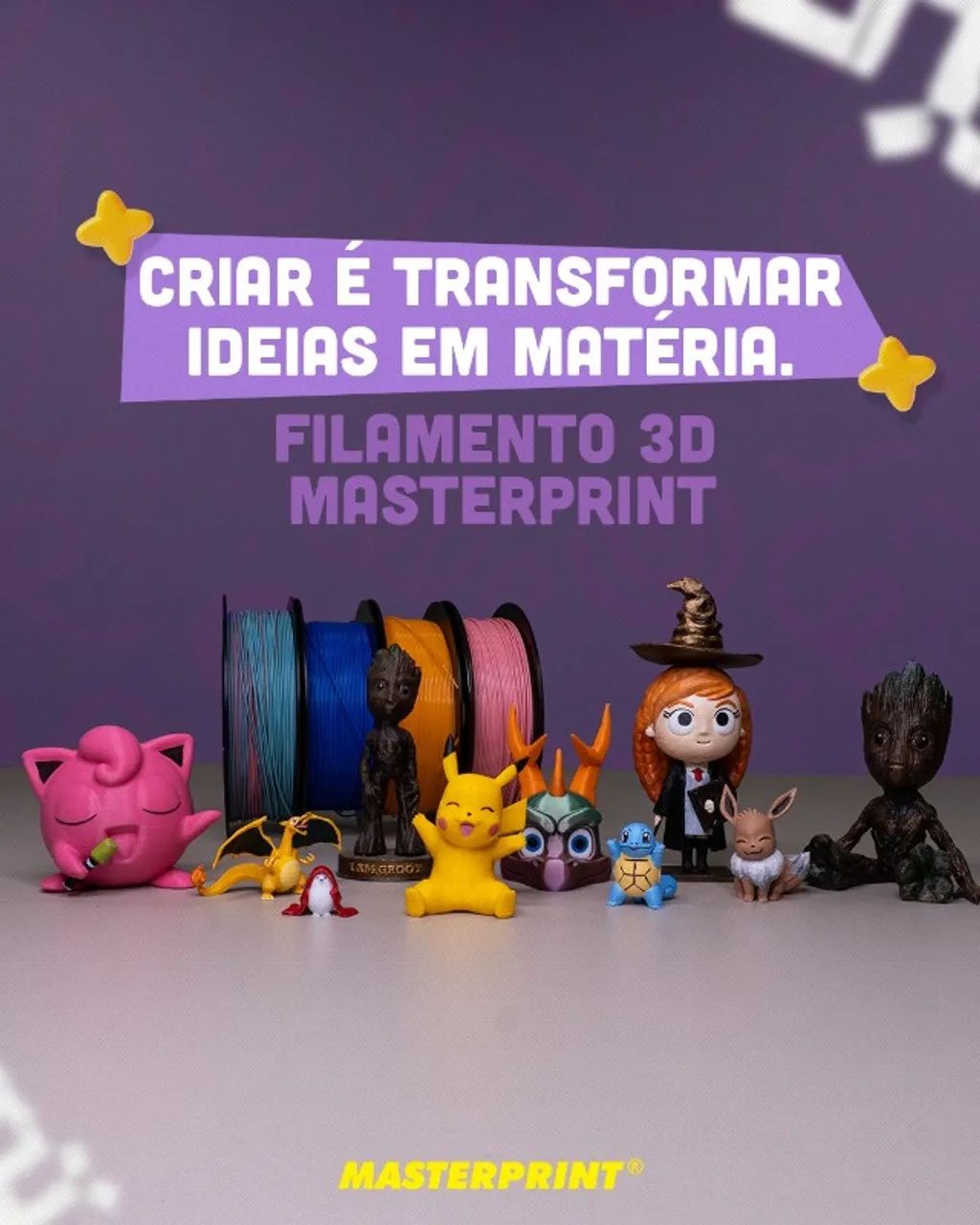 Filamento 3D PETG preto MASTERPRINT.  - Foto 3