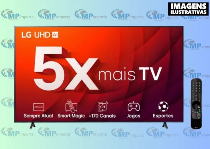 Loja MP Imports: Smart Tv 55 Polegadas LG UHD 4K, 3 HDMI, 2 USB, Com Alexa, Chromecast - Foto 3