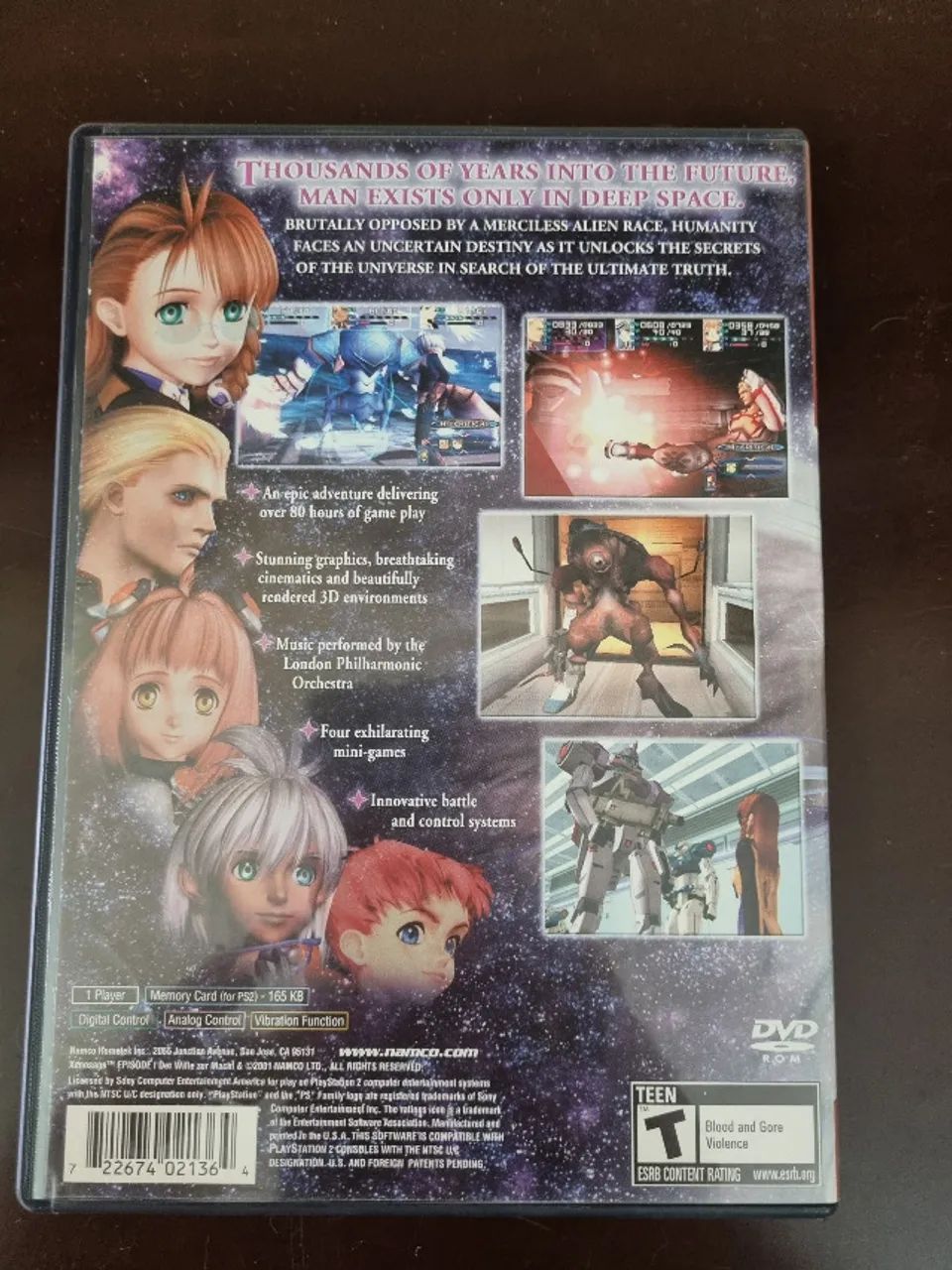 Xenosaga 1 PS2 Usado Completo - Foto 2