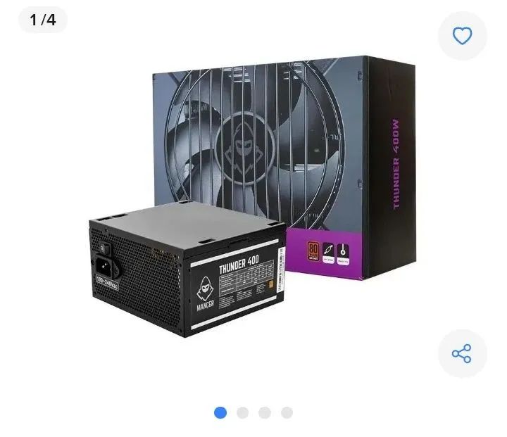 Fonte Mancer Thunder 400W 80plus - Foto 3