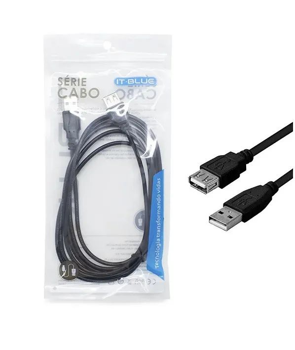 Cabo Extensor USB 2 Metros