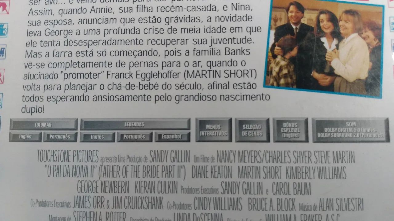 DVDs original o pai da noiva 2 ótimo estado..  - Foto 2