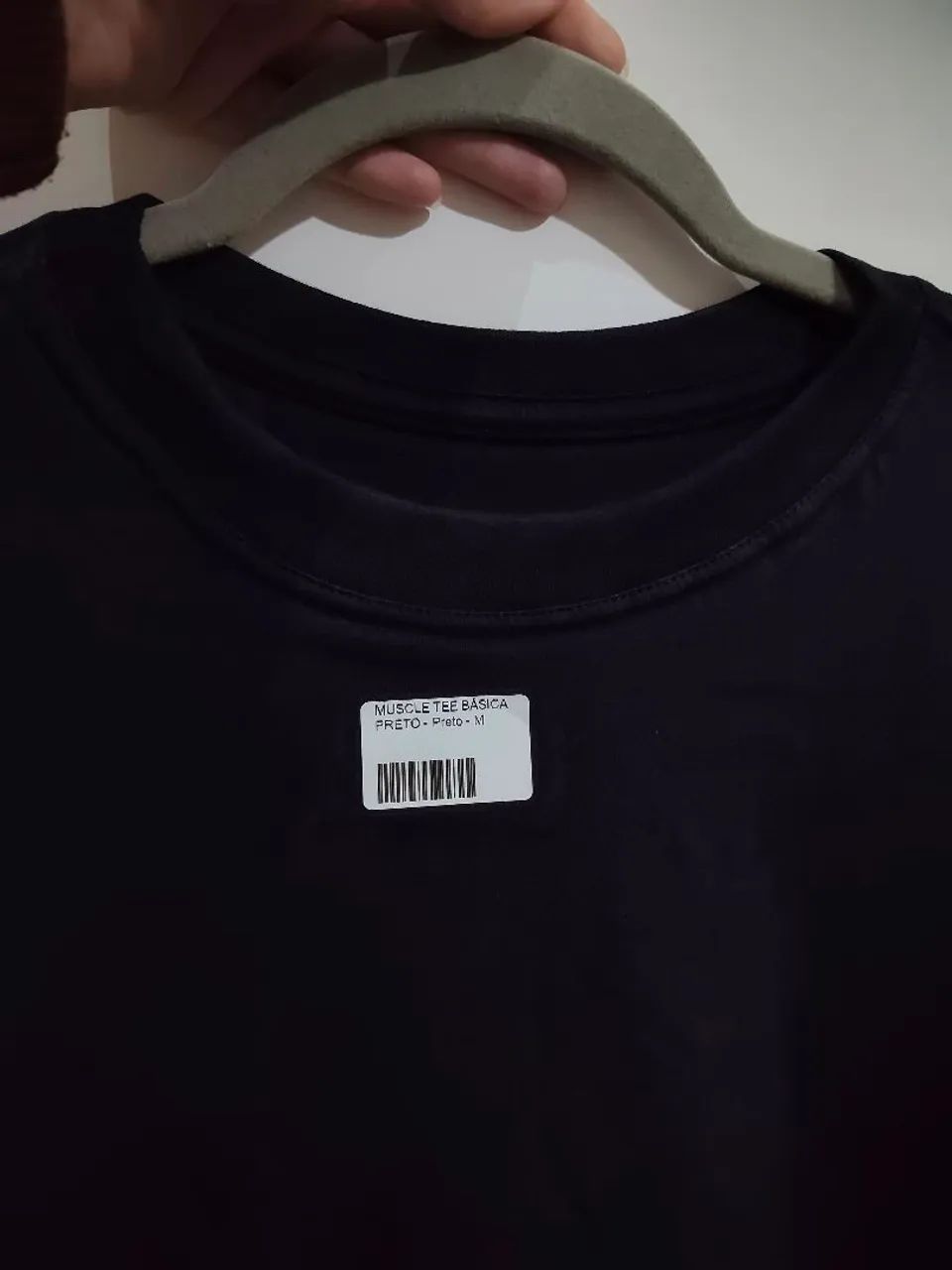 Tshirt manga curta M preta  - Foto 5