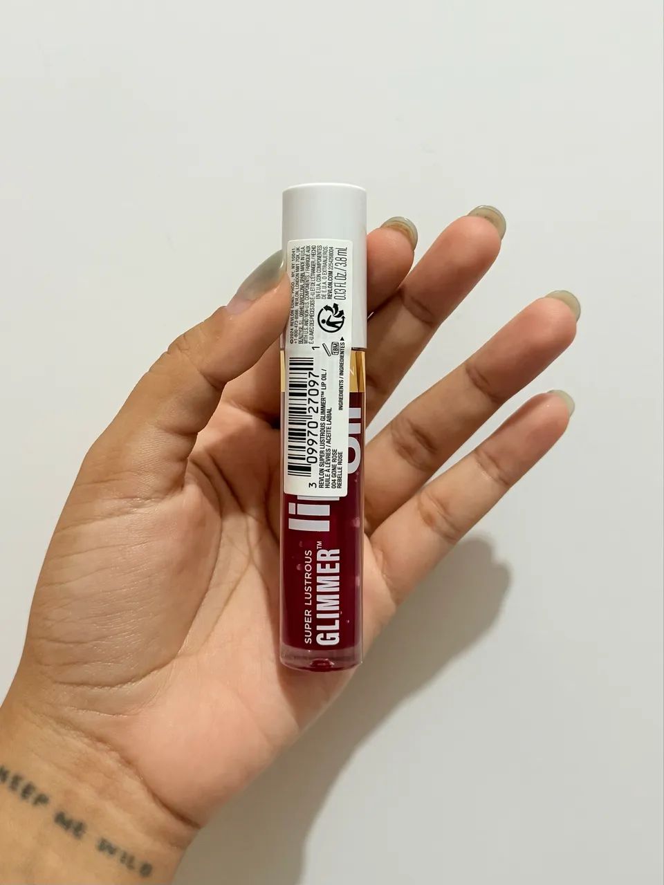 Revlon Super Lustrous glimmer Lip oil - cor 004 gone rose  - Foto 4